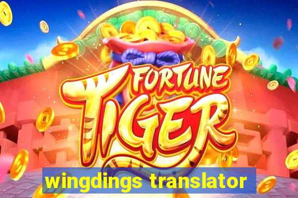 wingdings translator